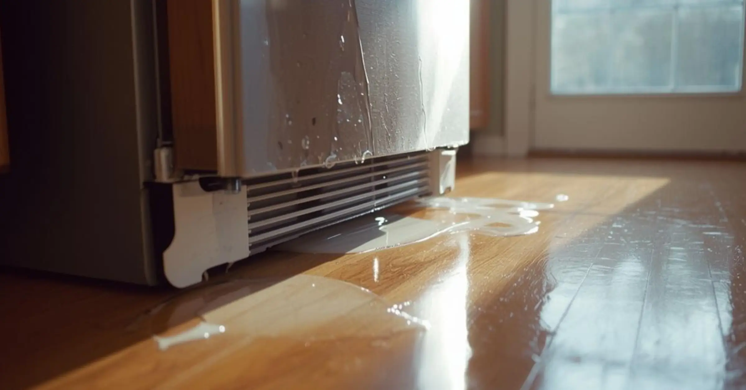 what makes a refrigerator leak water