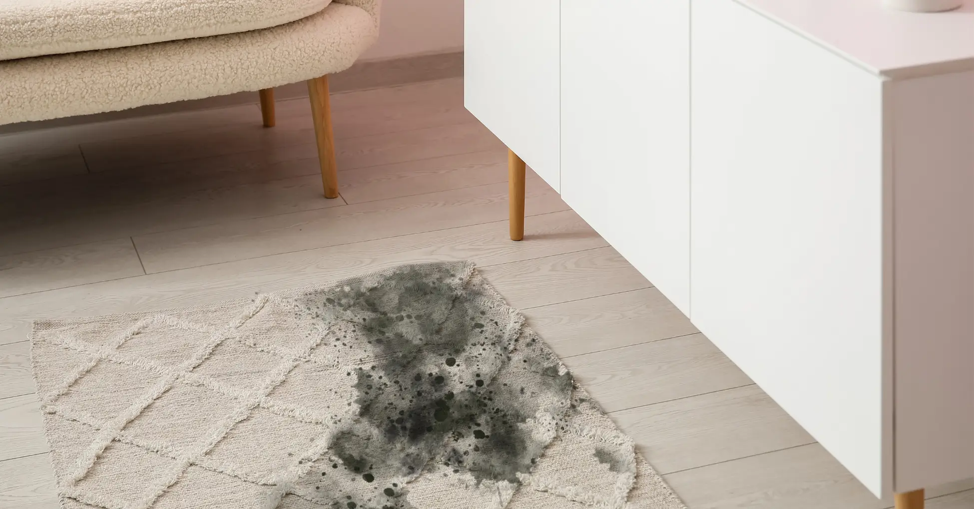 how do you get rid of black mold on carpet